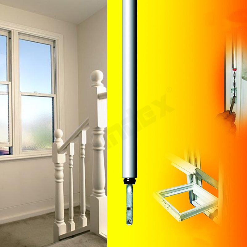 Vertical sliding window hardware